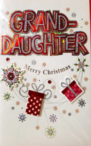Picture of GRANDDAUGHTER CHRISTMAS CARD